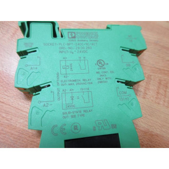 Phoenix Contact PLC-BPT-24DC1ICACT Relay Base 2900260 W2982100 - New No Box