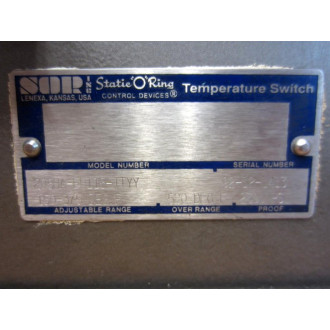 SOR 205BA-EB115-TTYY Temperature Switch 500-123B - New No Box