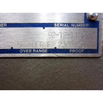 SOR 205BA-EB115-TTYY Temperature Switch 500-123B - New No Box