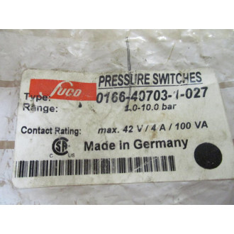 Suco 0166-40703-1-027 Pressure Switch 0166407031027