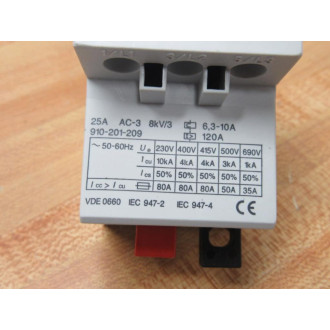 AEG 910-201-209 6.3-10A Starter MBS25 910-201-209-000 - New No Box