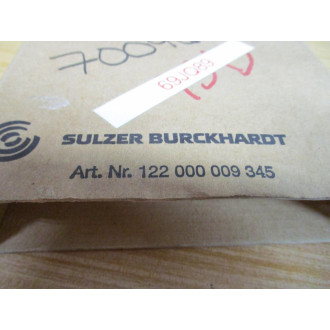Sulzer Burckhardt 122 000 009 345 Oil Distribution Ring Set D9470X25