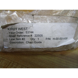 Kirby West H-00-001405 Chain Guide H00001405 - New No Box