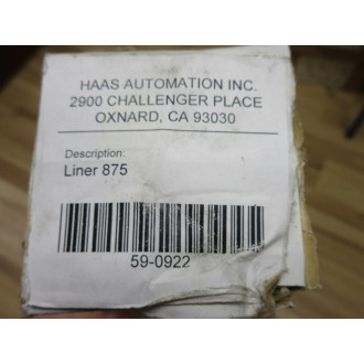 Haas Automation 59-0922 78" Spindle Sleeve LINER 875