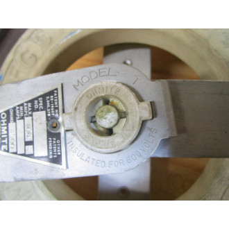 Ohmite Model-T Rheostat, Potentiometer RE-19607 4500 OHMS - New No Box