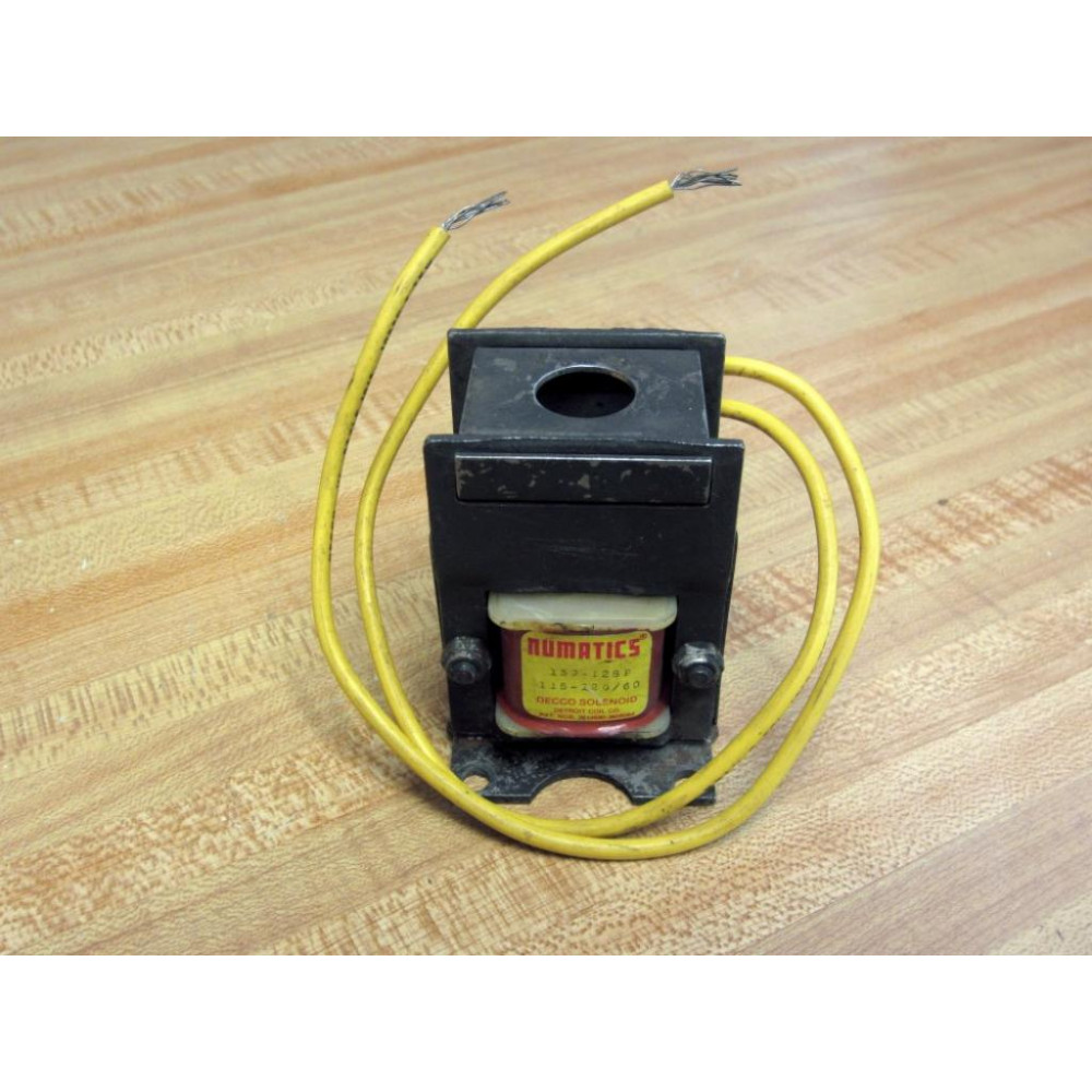 Numatics 139-128P Decco Solenoid Coil  139128P WPlunger - Used