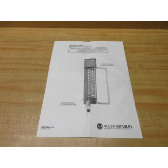 Allen Bradley 40063-008-01 SLC 500 Module Instructions - Used