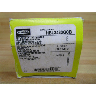 Hubbell HBL3433GCB Insulgrip Connector Body 3433GCB