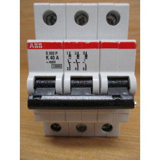 ABB S203P-K40A 40A Circuit Breaker S203P-K40 - Used