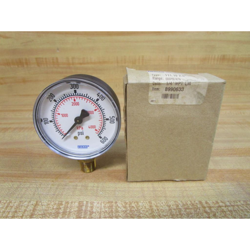Wika 8990633 Pressure Gauge 111.10 2.5"