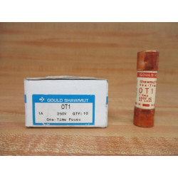 Gould Shawmut Ferraz Trionic OT1 One-Time 1A Fuse 0T1 (Pack of 10)