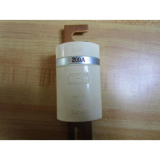 DEC DK-200 200A Fuse AC-10 Tested - New No Box