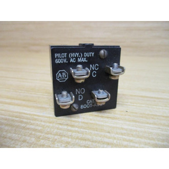 Allen Bradley 800T-A9B Button 800TA9B Contact Only - New No Box