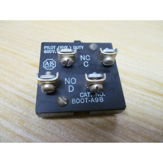 Allen Bradley 800T-A9B Button 800TA9B Contact Only - New No Box