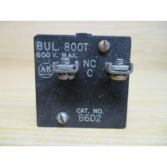 Allen Bradley 800T-B6D2 Push Button 800TB6D2 Contact Only (Pack of 3) - Used
