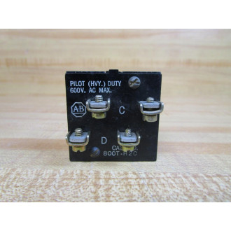 Allen Bradley 800T-H2C Selector Switch Contact Block Only - New No Box