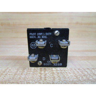 Allen Bradley 800T-K2B3 Contact Block 800TK2B3 - New No Box