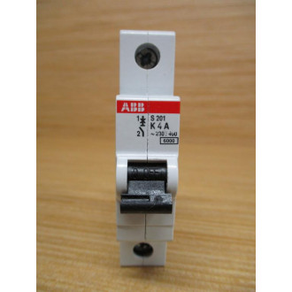 ABB S201-K4 Circuit Breaker K4A S201K4 ~230400V (Pack of 4) - Used