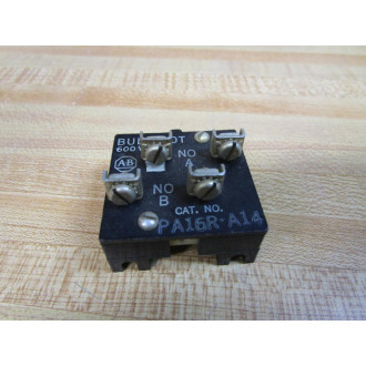 Allen Bradley 800T-PA16R-A14 Contact Block 800TPA16RA14 - Used