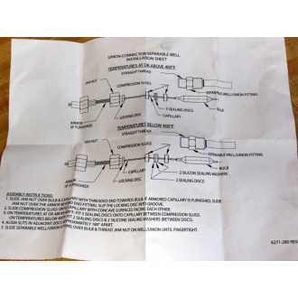 United Electric SD6213-46 Union Connector Kit SD621346 11 Pcs.
