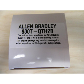 Allen Bradley 800T-QTH2B Button 800TQTH2B W800T-XA  800TC-N374