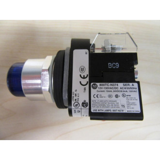 Allen Bradley 800T-QTH2B Button 800TQTH2B W800T-XA  800TC-N374
