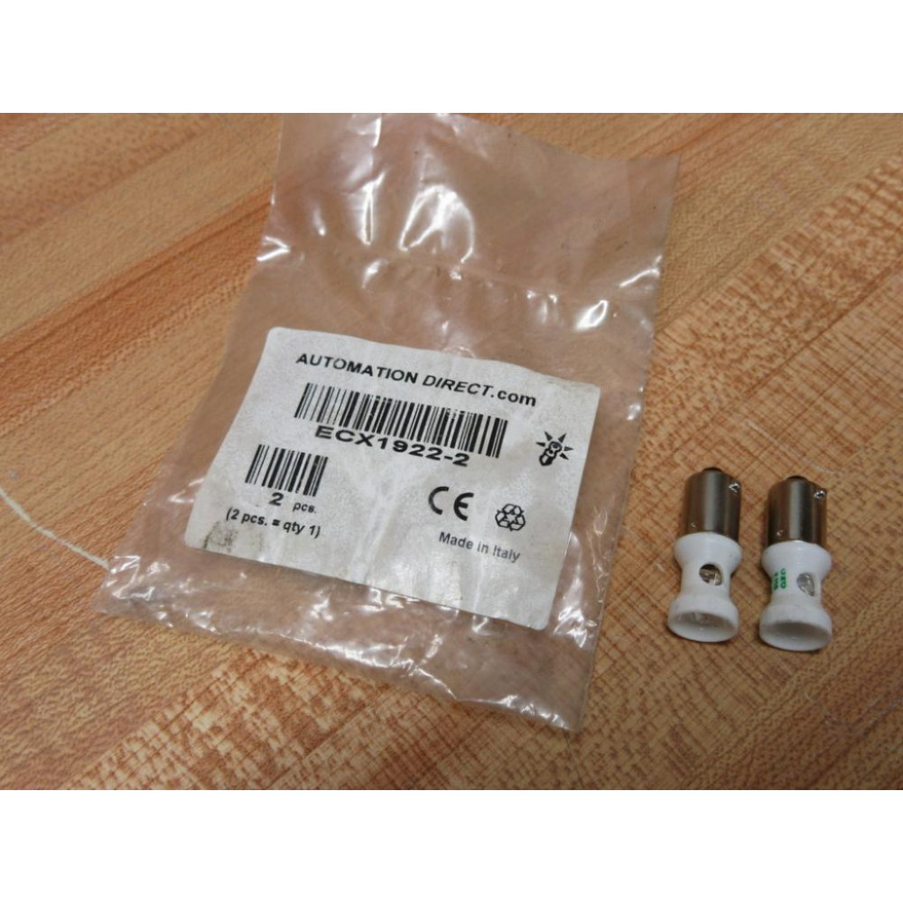 Automation Direct ECX1922-2 Green LED Bulb ECX19222 (Pack of 2)