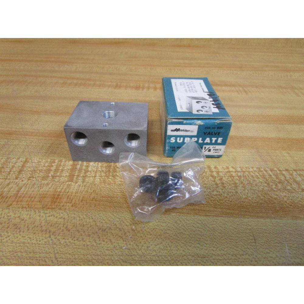 Miller Fluid Power 301 Valve Subplate