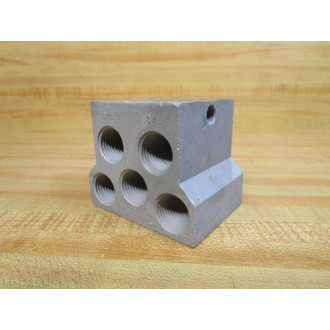 Miller Fluid Power 504 Valve Subplate WPipe Port Plugs
