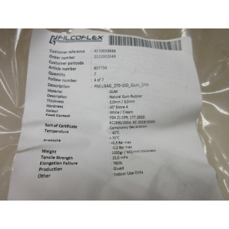 Filcoflex 807734 PNEUBAG Pneumatic Bellow 270-150