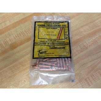 Tweco 1140-1102 Contact Tip 14-35 (Pack of 20)