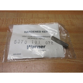 Warner Electric 5370 101 072 Hardened Key 5370101072