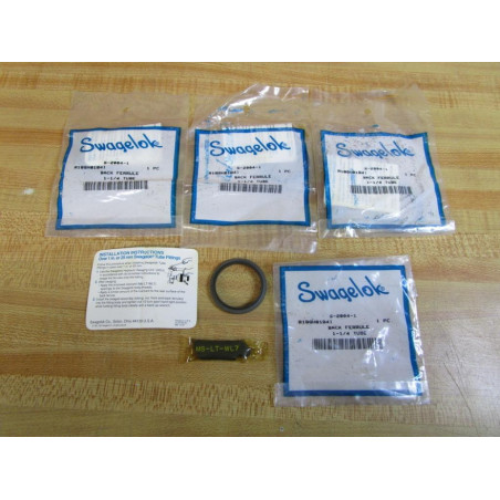 Swagelok S-2004-1 Back Ferrule S20041 (Pack of 4)