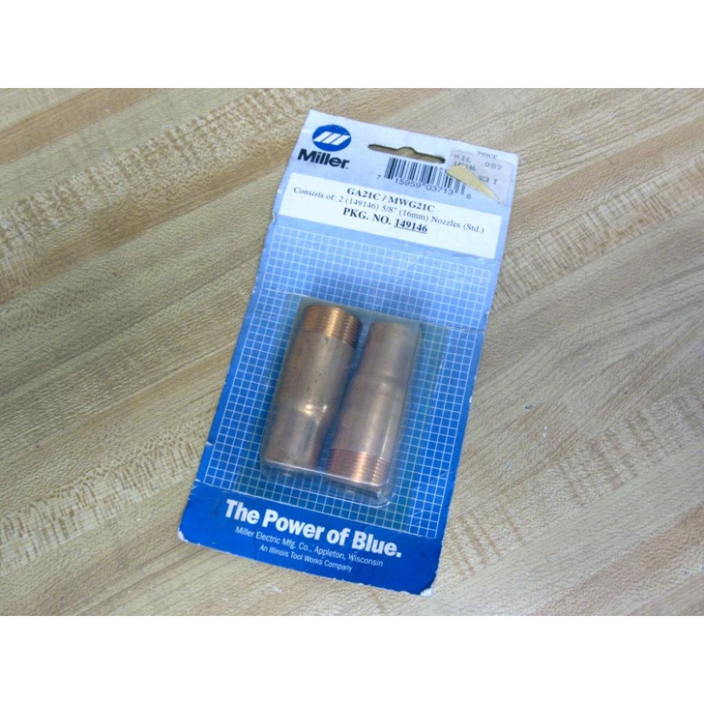 Miller 149146 58" Slip Nozzle (Pack of 2)