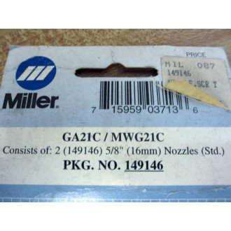 Miller 149146 58" Slip Nozzle (Pack of 2)