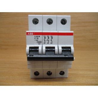 ABB S203M-C16 16A Circuit Breaker S203MC16 Chipped - Used