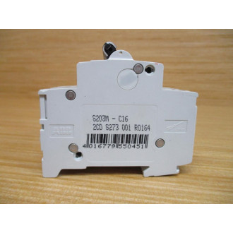 ABB S203M-C16 16A Circuit Breaker S203MC16 Chipped - Used