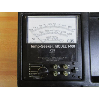 Control Power Systems T-100 CPS Temp-Seeker Thermometer T100 - Used