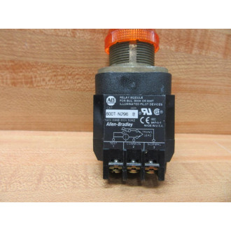Allen Bradley 800T-PDTH16A Pilot Light W40171002-01, 800T-N296