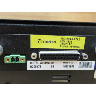 Metso D200175 Personality Module - New No Box