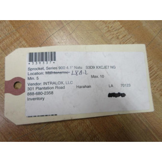 Intralox S3D9XXCJE7NG Sprocket - New No Box