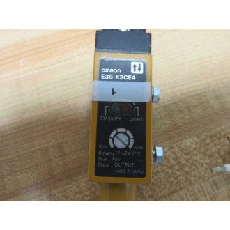 Omron E3S-X3CE4 Fiber Optic Sensor E3SX3CE4 - Used