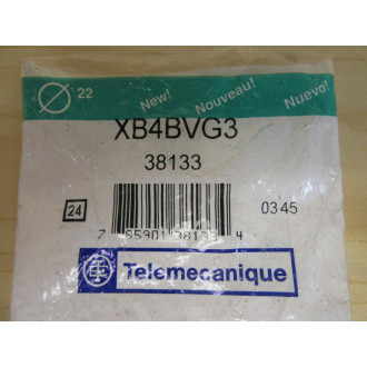 Telemecanique Schneider XB4BVG3 Pilot Light Assembly