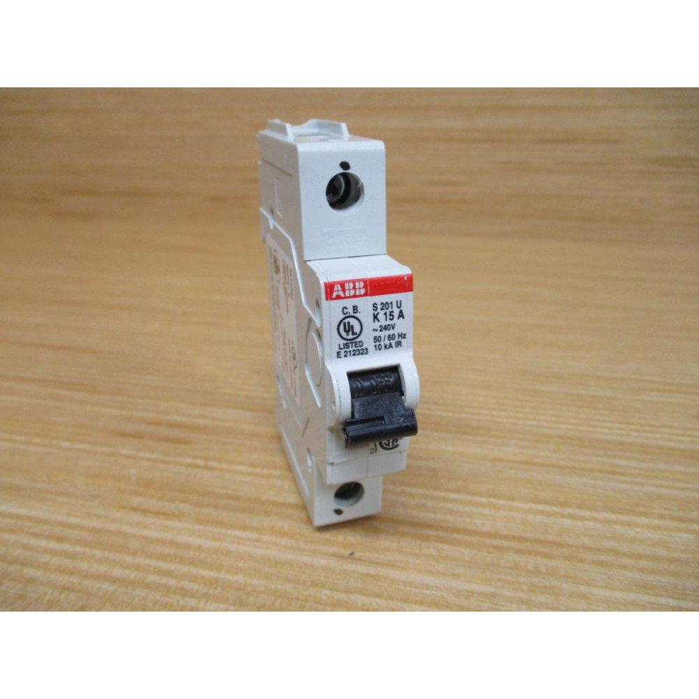 ABB S201U-K15A 15A Circuit Breaker S201U-K15 - Used