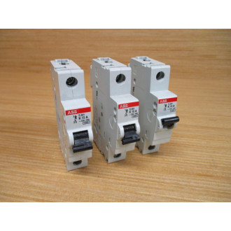 ABB S201-K15 15A Circuit Breaker S201-K15A (Pack of 3) - Used