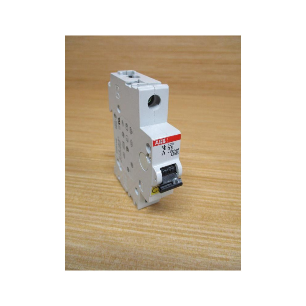 ABB S201-D8 8A Circuit Breaker S201D8 - Used