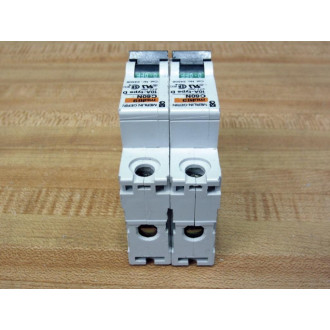 Schneider 24506 Square D Breaker 1P 10A MG24506 WO DIN Clip (Pack of 2) - Used