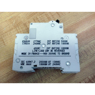 Schneider 24506 Square D Breaker 1P 10A MG24506 WO DIN Clip (Pack of 2) - Used