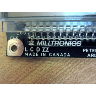 Milltronics 10C1257-1 LCD II Display Board ML5101438 - Used