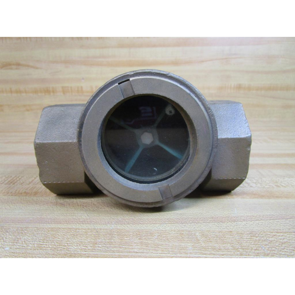 Dwyer 100 1 12 Midwest Sight Flow Indicator WWheel - New No Box Dwyer 100 1 12 Midwest Sight Flow Indicator WWheel - New No Box